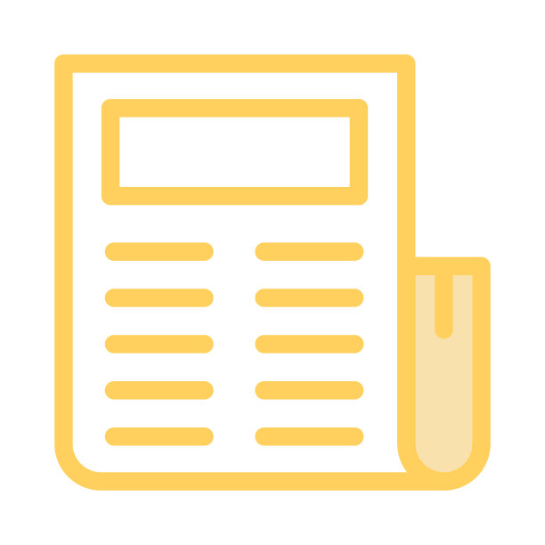 报纸颜色线向量图标图片下载