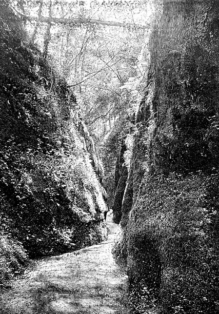 艾森纳赫附近的龙峡谷图片下载