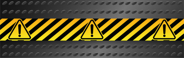 黄色警示胶带。矢量插图。精确的设计。图片下载