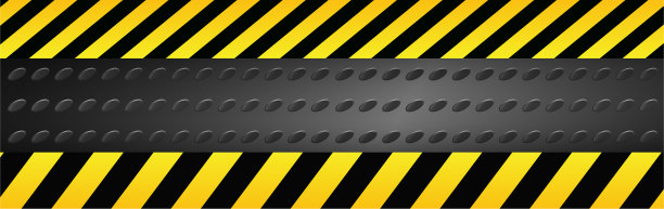 黄色警示胶带。矢量插图。精确的设计。图片下载