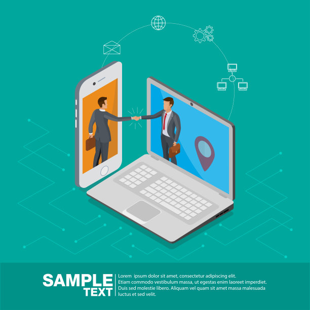 未来商业领袖概念财务经理商业人。平面等距人员执行经理矢量投资者交易员业务未来愿景个人成功图片下载