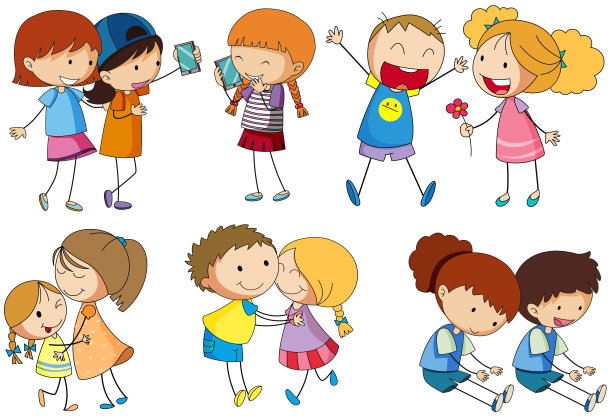 人们和朋友做不同的活动图片下载