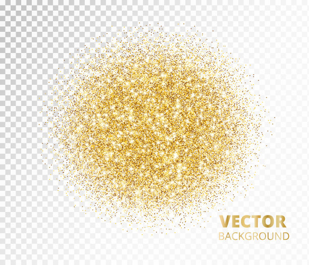 金色闪光圆圈爆炸背景矢量素材图片下载