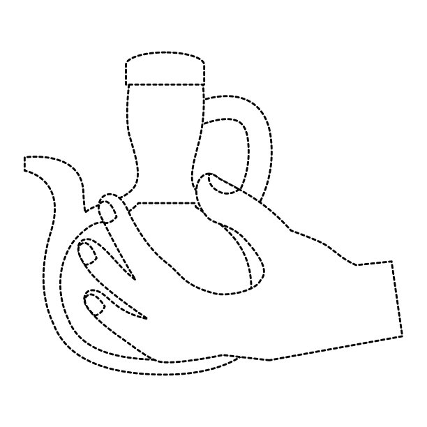 手捧玻璃油厨房配料图片下载