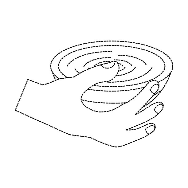 汤碗手握食物图标形象图片下载