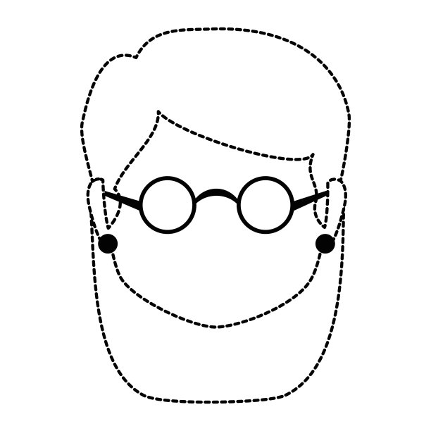 可爱的祖母头像人物图片下载