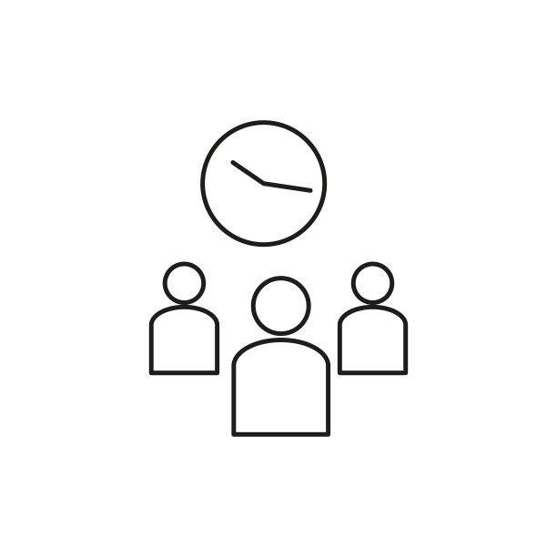 团队时间管理图标图片下载