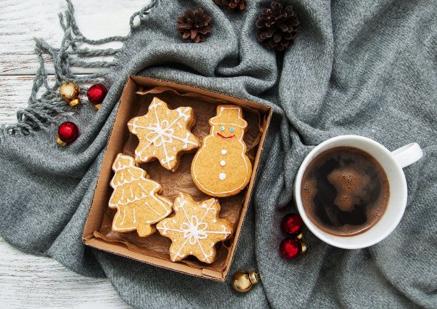 圣诞饼干盒图片下载