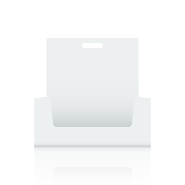 空纸板展示盒模型与前面的观点。现实的画。图片下载