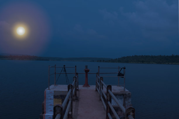 水库坝景观图片下载