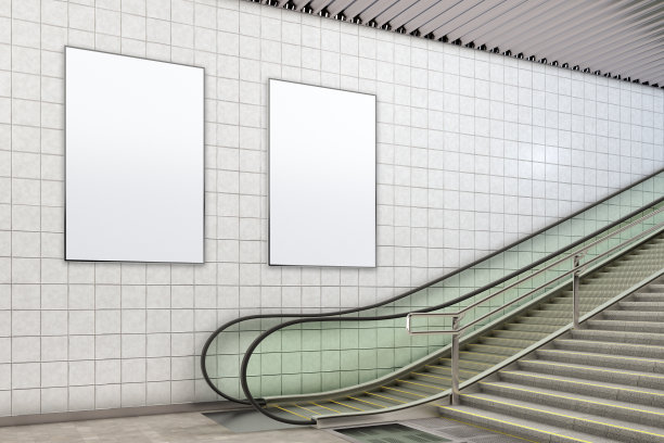 空白广告海报模型图片下载