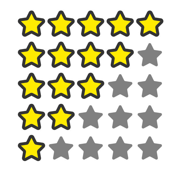 5星评级。矢量图标的网页和你的其他设计图片下载