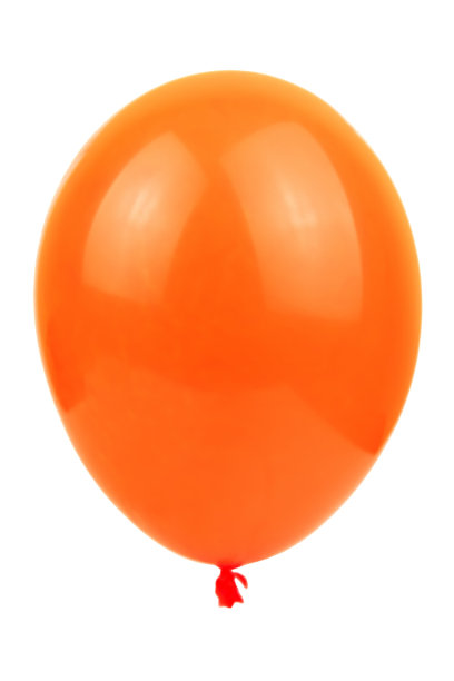 橙色充气气球图片下载