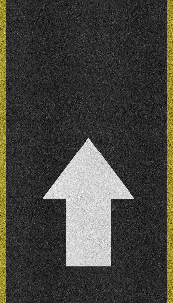 箭头指向沥青路面纹理图片下载