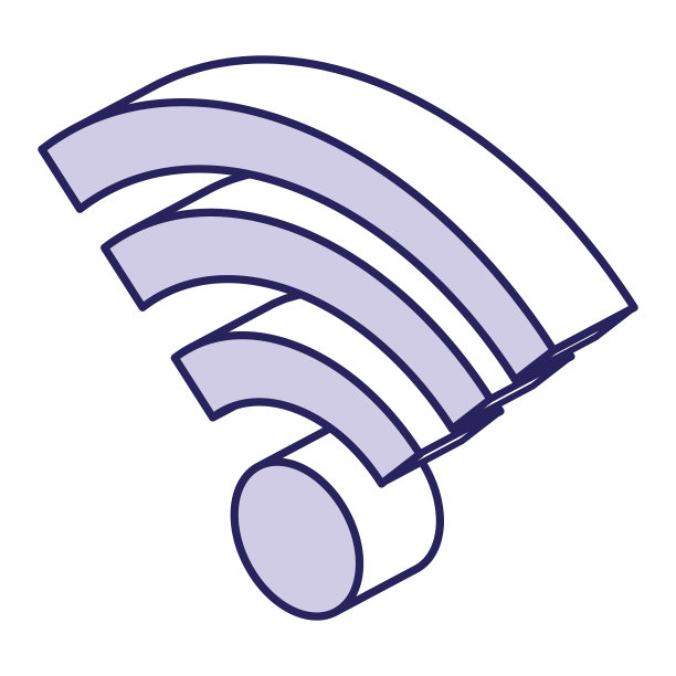 Wifi信号隔离图标图片下载