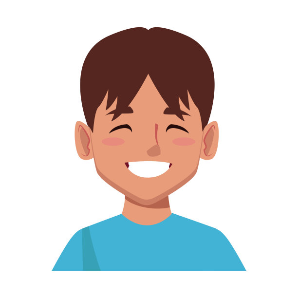 人脸微笑卡通图片下载