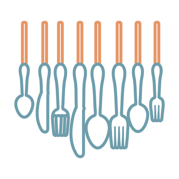 餐具用具的设计图片下载