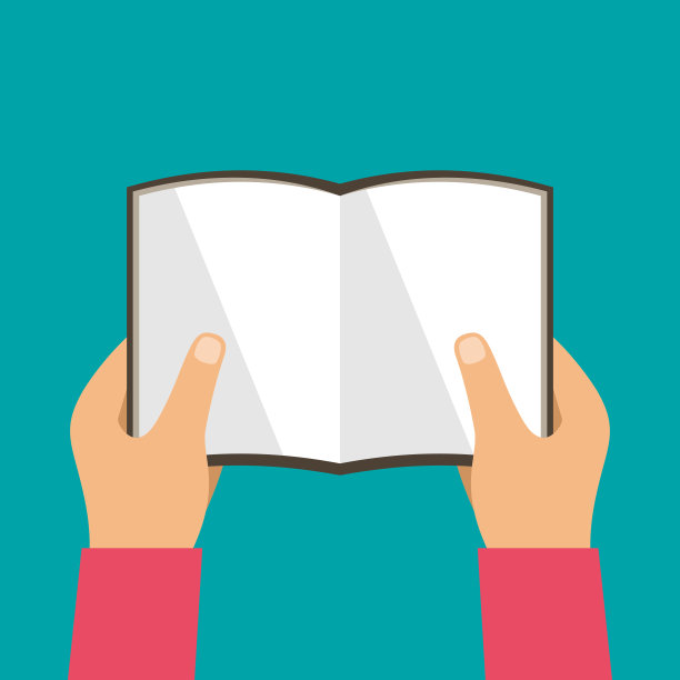 手拿书素材图片