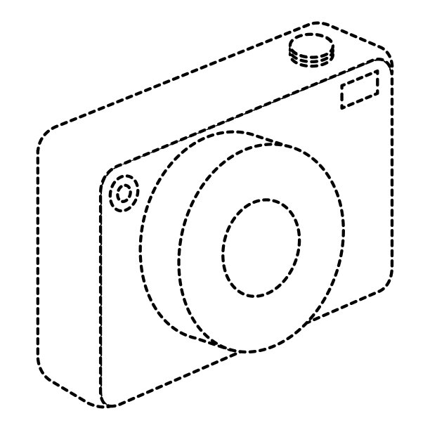 相机孤立图标图片下载