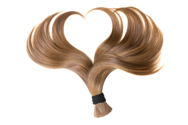 头发呈心形，白色图片下载