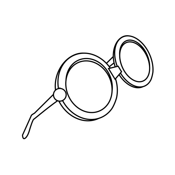 执行官眼镜孤立图片下载