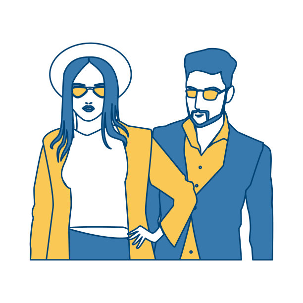 男女模特夫妇图片下载