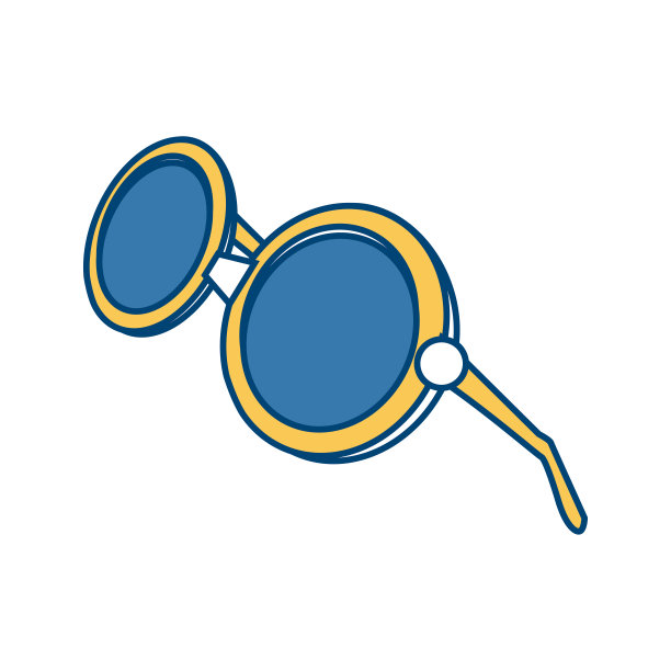 执行官眼镜孤立图片下载