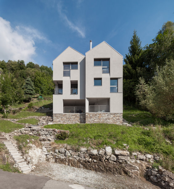 建筑现代设计，别墅，天景图片下载