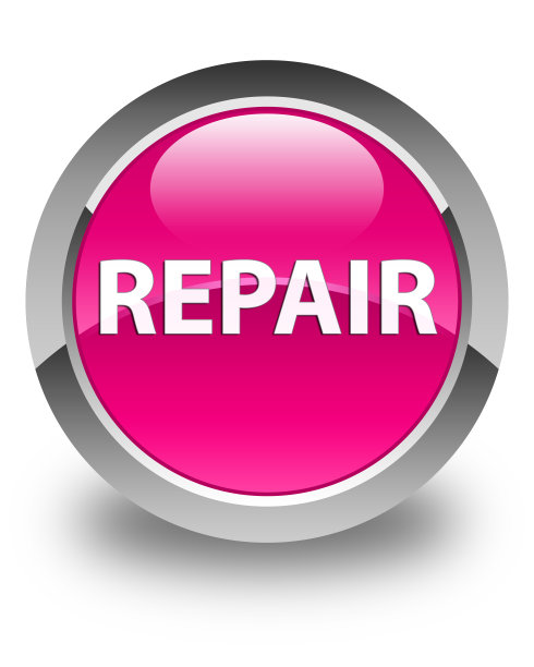 修复光滑的粉红色圆形按钮图片下载