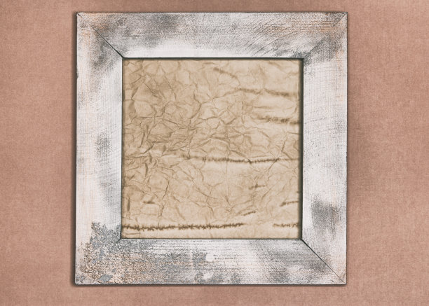 旧纸，破旧的木框，旧墙纸墙上图片下载