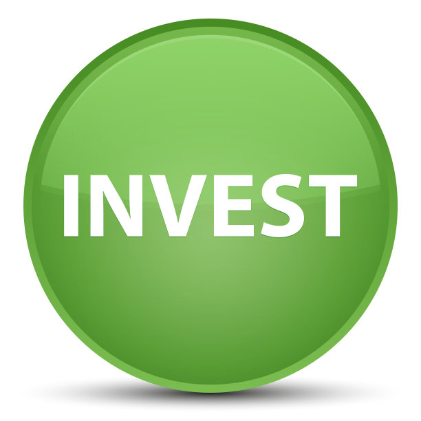 投资专用软绿圆形按钮图片下载