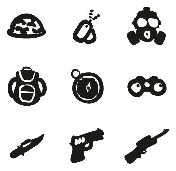 突击队图标徒手填充图片下载