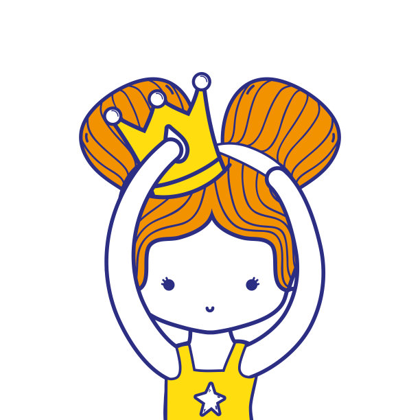 五颜六色的女孩用两个发髻和头顶练习表演图片下载