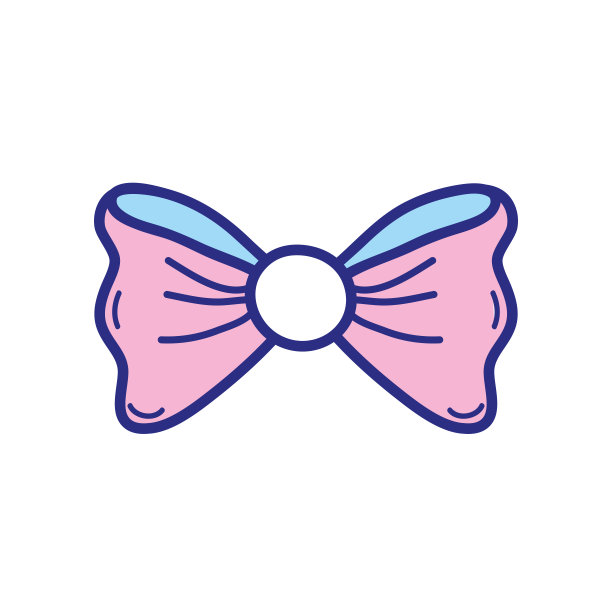 彩带蝴蝶结时尚装饰设计图片下载