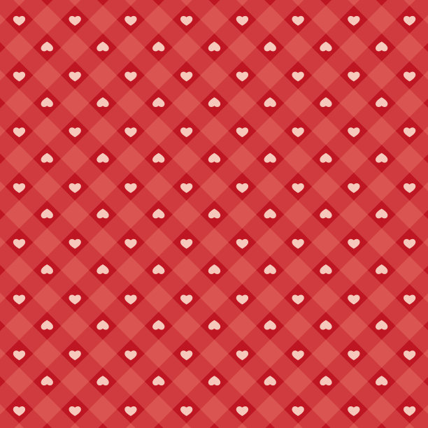 可爱的原始复古图案与小心格子背景图片下载