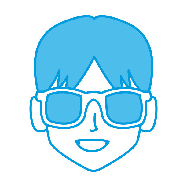 人脸微笑卡通图片下载