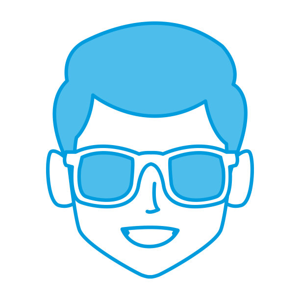 人脸微笑卡通图片下载