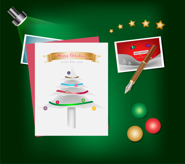 圣诞快乐和新年快乐的节日概念。图片下载