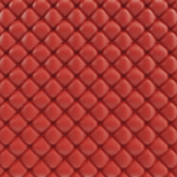 3D插图皮革沙发纹理。奢华的红色皮革内饰纹理。皮革装饰沙发背景。图片下载