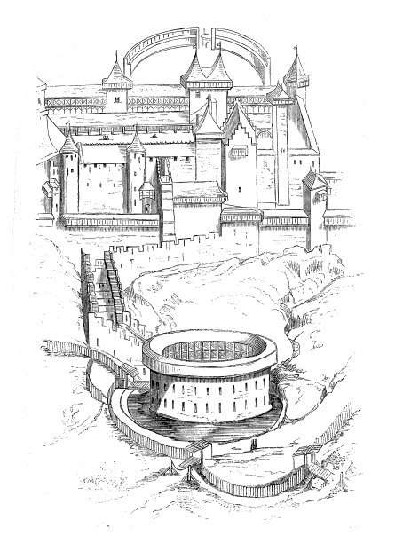 卡尔卡松墙图片下载