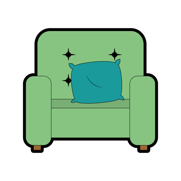 家庭沙发隔离图标图片下载