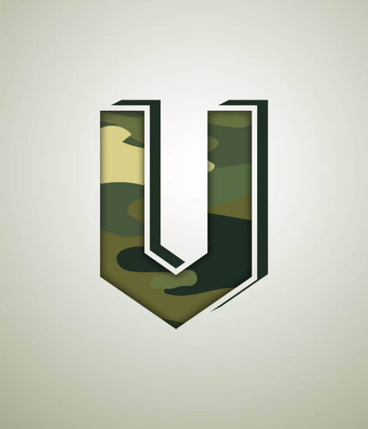 CAMO字符集，详细的矢量字体图片下载