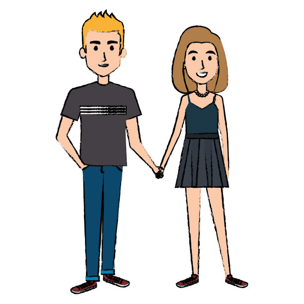 情侣化身角色图片下载