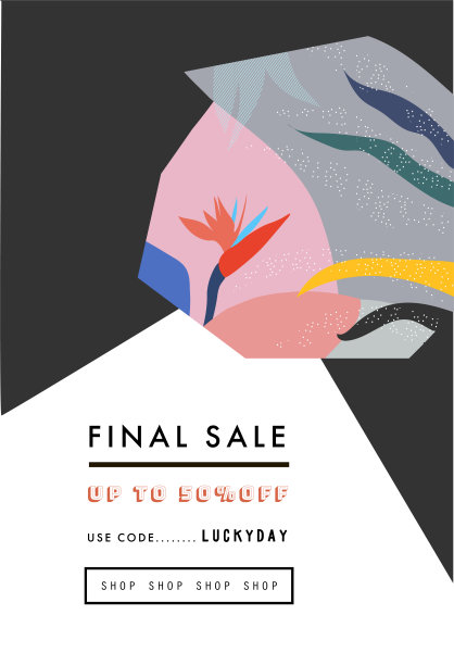 创意销售标题或横幅与折扣优惠。图片下载