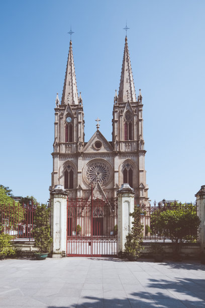 中国广州石狮圣心大教堂图片下载