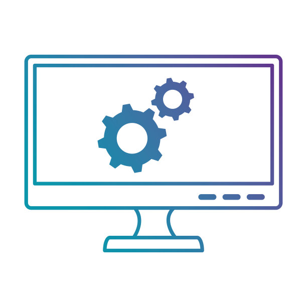 带齿轮的监控计算机图片下载