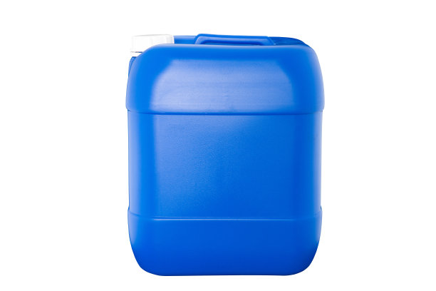 蓝色塑料容器隔离图片下载