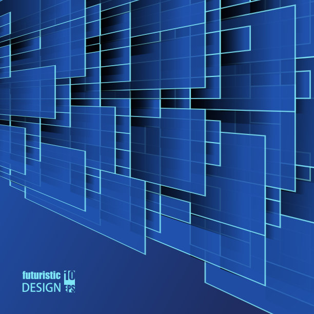 抽象背景与几何图案。Eps10矢量图图片下载