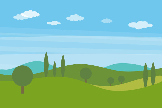 山水矢量图素材ID：312205980