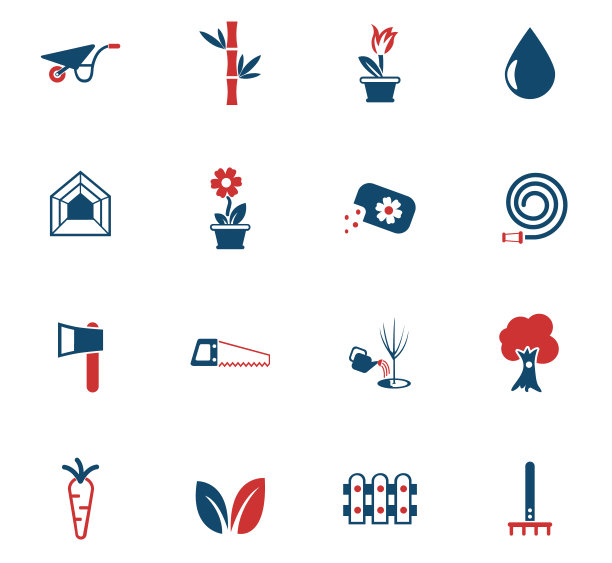 植物图标组图片下载